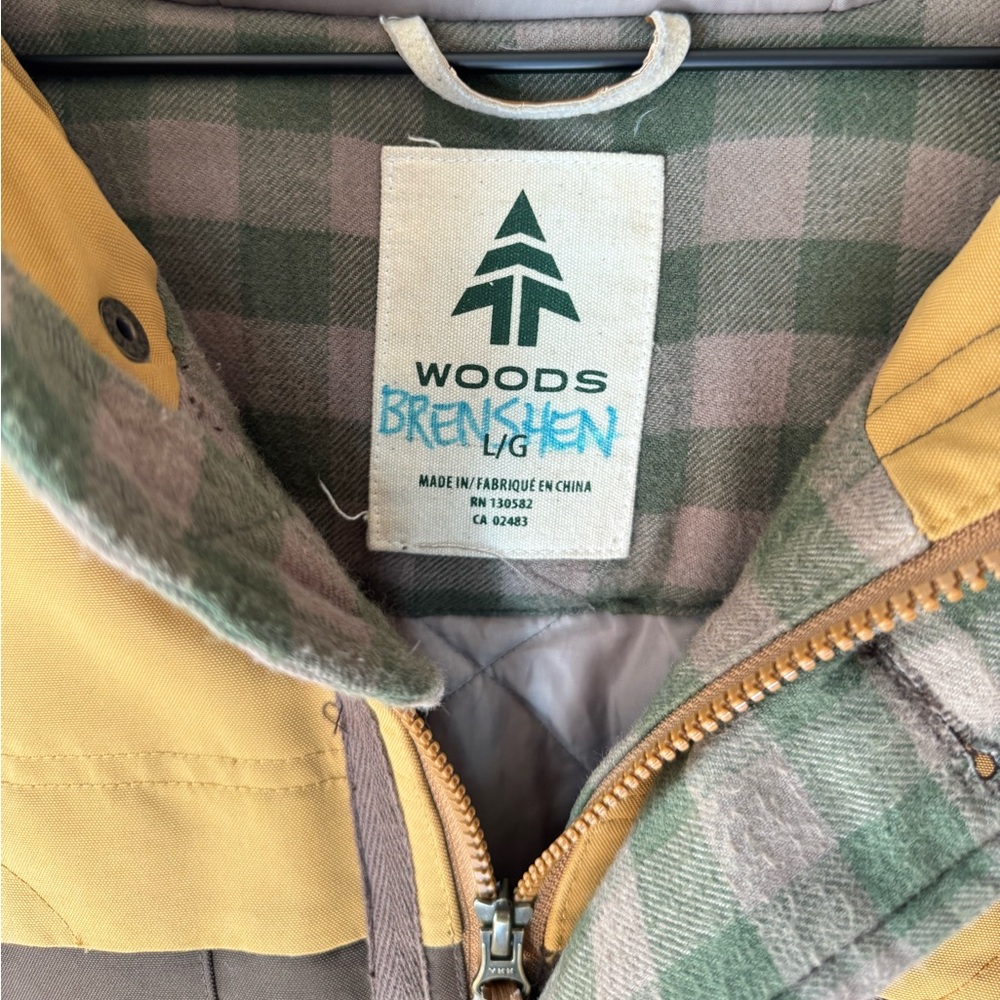 Two-Tone Hooded Warming Jacket W Patch - image 5